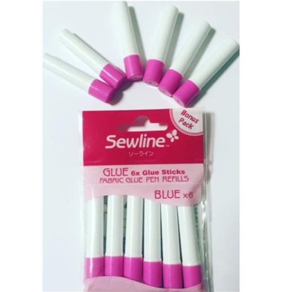 Sewline Klebstift Refill 6er Pack EPP Englisches Papier Piecing