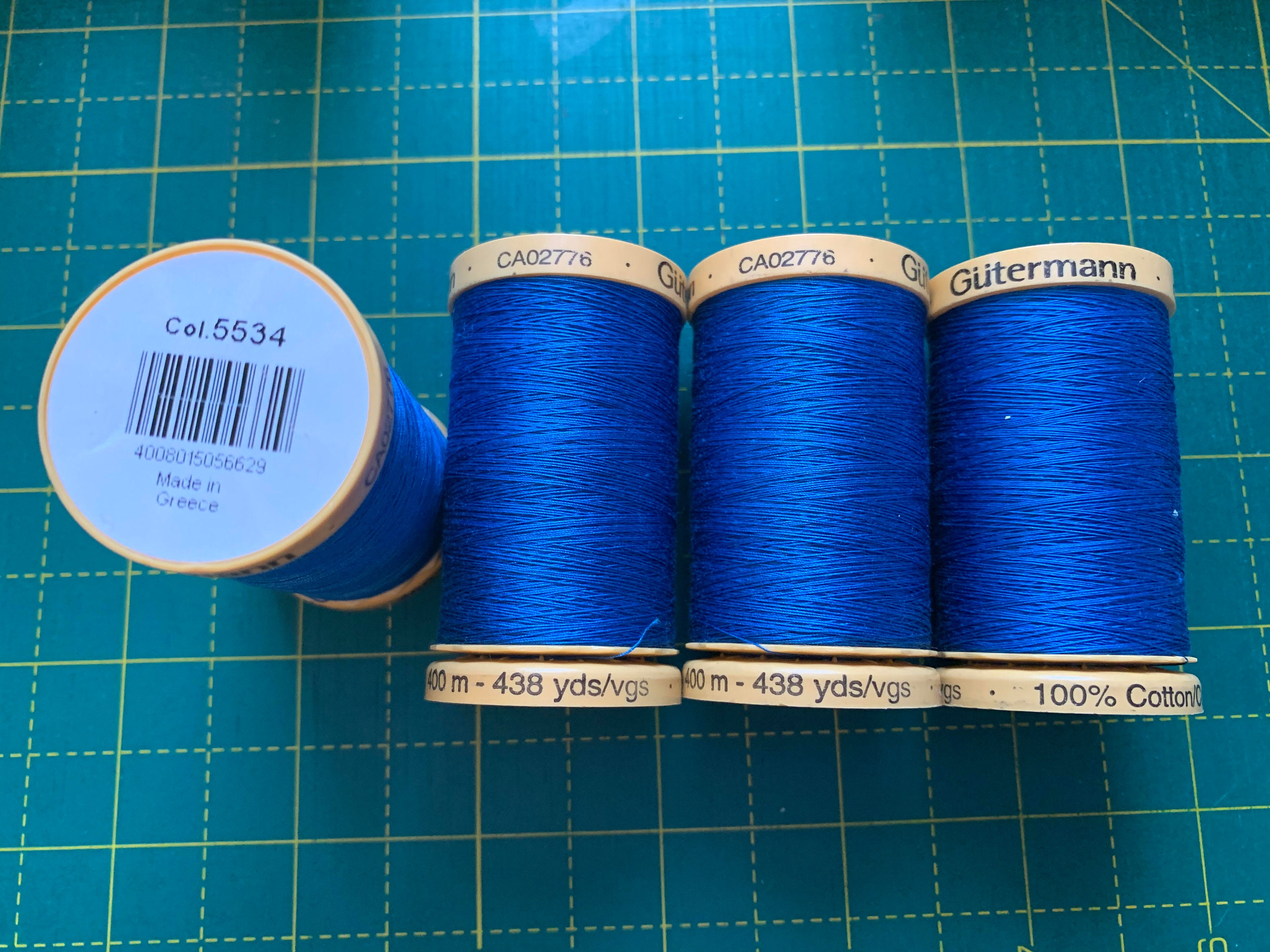 Gutermann 100 Cotton Quilting Thread 400m Etsy