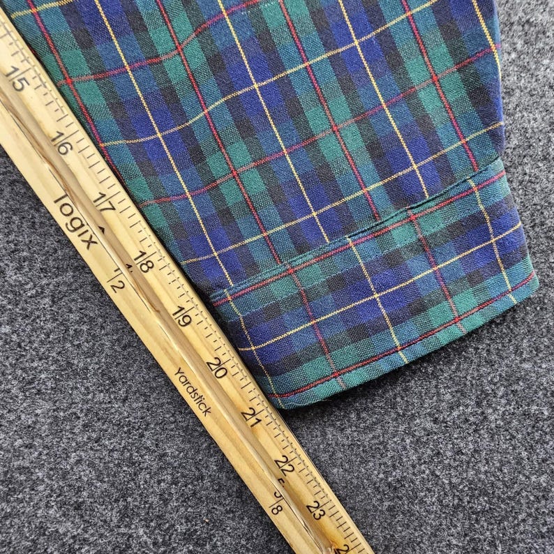 VTG Pendleton Shirt Mens Large Plaid Sir Pendleton Virgin Wool Western USA Made image 7