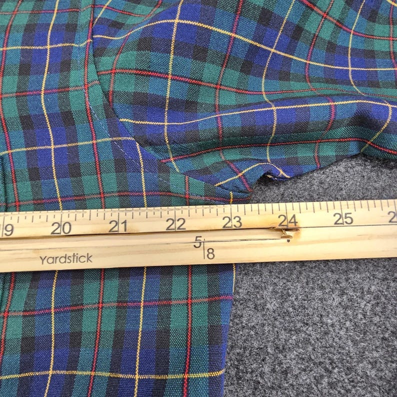 VTG Pendleton Shirt Mens Large Plaid Sir Pendleton Virgin Wool Western USA Made image 6
