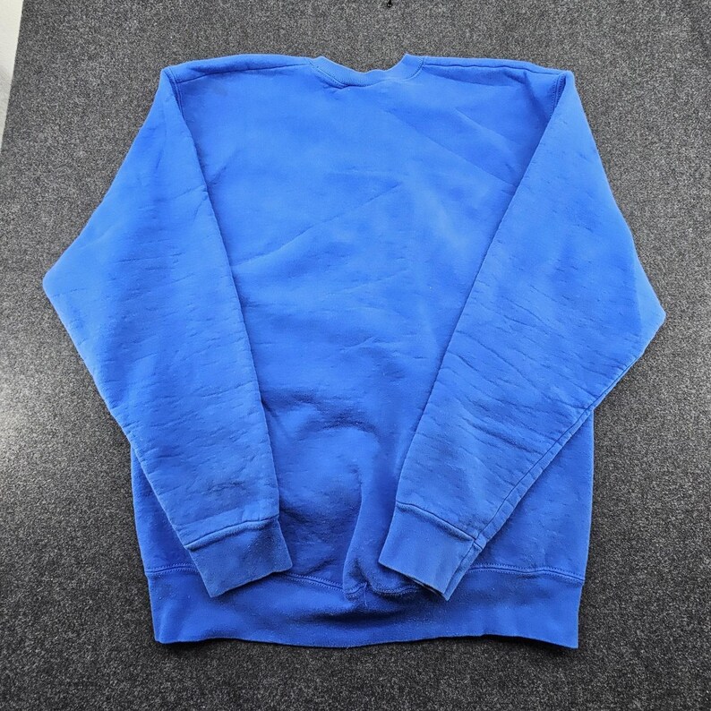 Vintage FILA Italia colorblock sweater heren trui blauw XL Made in Italy afbeelding 11