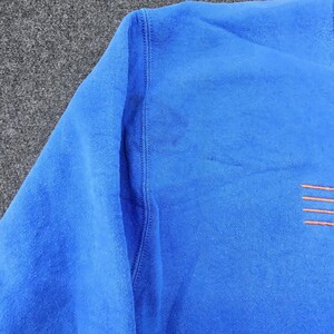 Vintage FILA Italia colorblock sweater heren trui blauw XL Made in Italy afbeelding 4