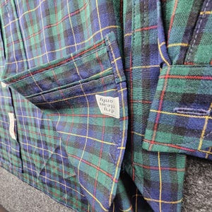 VTG Pendleton Shirt Mens Large Plaid Sir Pendleton Virgin Wool Western USA Made image 4