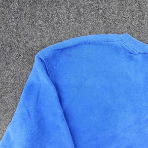 Vintage FILA Italia colorblock sweater heren trui blauw XL Made in Italy afbeelding 12