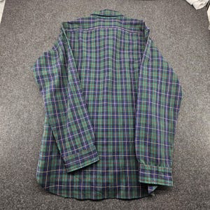 VTG Pendleton Shirt Mens Large Plaid Sir Pendleton Virgin Wool Western USA Made image 8