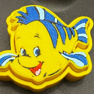 Clicker de Peixe, Linguado e Sereia | Brinquedo Sensorial Anti-Stress, Acessório de Mesa, Lembrancinha de Festa