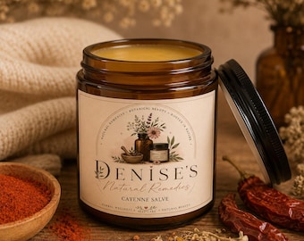 Cayenne Pain Salve - Natural Muscle Rub | Warming Botanical Skin Care