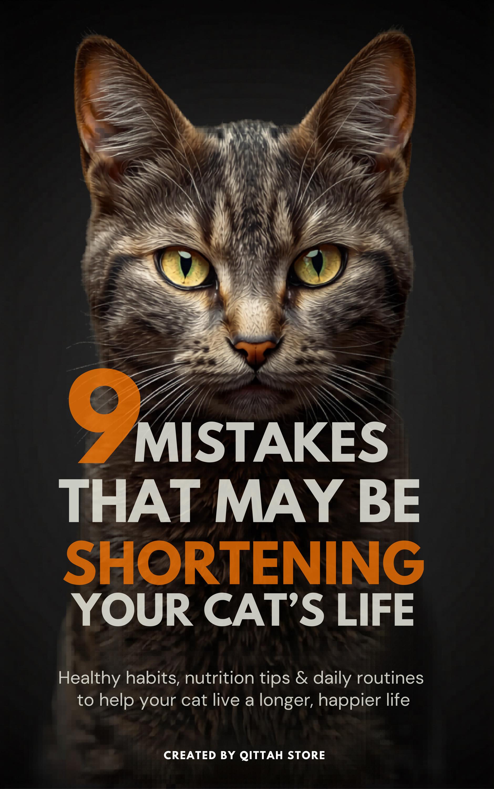Cat Health Guide Ebook | 9 Mistakes Shortening Cat Life (PDF) - Etsy