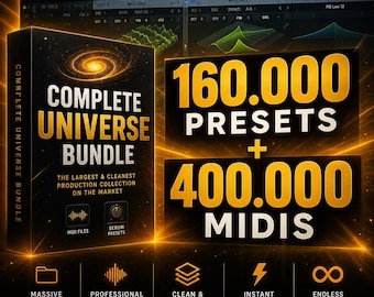 Serum 2 Complete Universe – 150.000 Presets + 400K MIDIs | High-Tech Minimal | Wavetable Bundle | Boris Brejcha Style