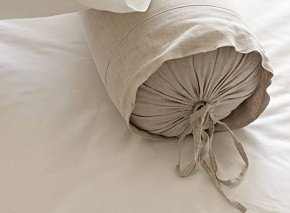 Bolster Neckroll Pillow Case Cover For Round Bolster Etsy