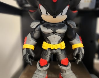 Shadow Batman 3D Printed Figure 11-3/4 Inches Tall Fan Art
