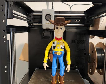 3D Printed Woody Figure Toy Story Cowboy Statue Collectible Model Desk Toy