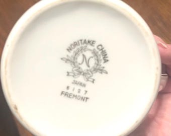 Jarra para crema NORITAKE modelo Fremont. Circa 1962-1978.