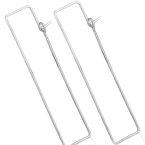 Rectangle Earrings main image 1