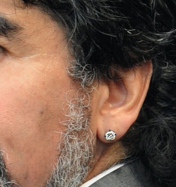 Mens Earring Cubic Zirconia Stud Earring for Men 925 Sterling