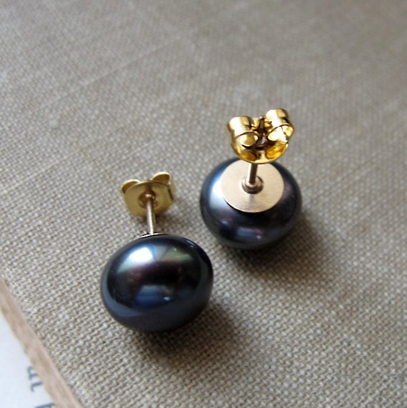 Locarno 24K Gold Pearl Earrings | Ben-Amun Jewelry