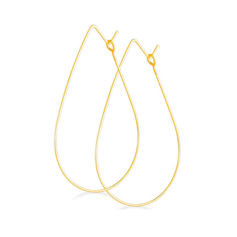Teardrop Hoop Earrings
