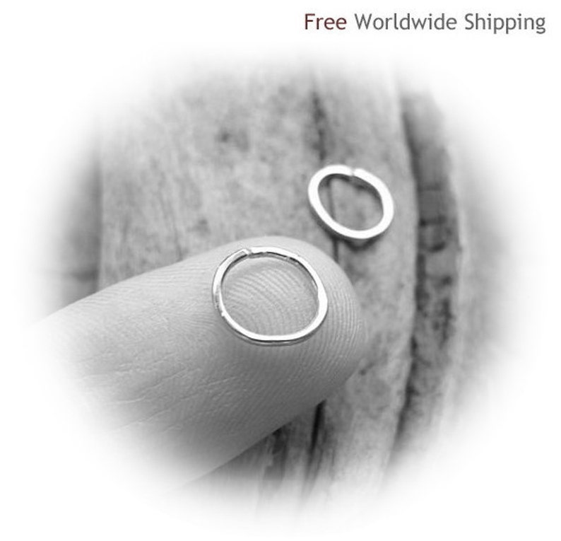 Elegant Extra Small Sterling Silver Hoop Earrings Cartilage Etsy
