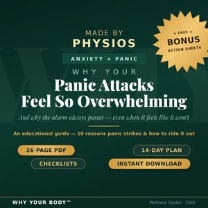 Panic Attacks Guide, Anxiety Understanding, Calm Plan (PDF Download)