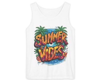 Canotta Summer Vibes / Grafica Tropical Palm Beach