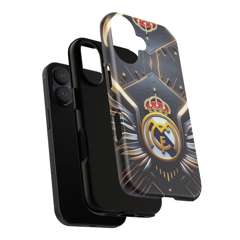 Custodia per telefono con stemma del Real Madrid / Custodia per iPhone con logo della squadra di calcio immagine 4