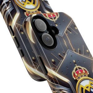 Custodia per telefono con stemma del Real Madrid / Custodia per iPhone con logo della squadra di calcio immagine 5