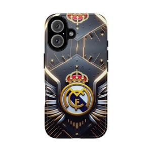 Custodia per telefono con stemma del Real Madrid / Custodia per iPhone con logo della squadra di calcio immagine 7