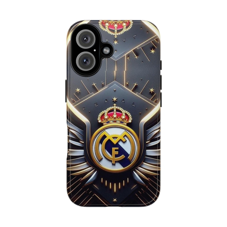 Custodia per telefono con stemma del Real Madrid / Custodia per iPhone con logo della squadra di calcio immagine 7