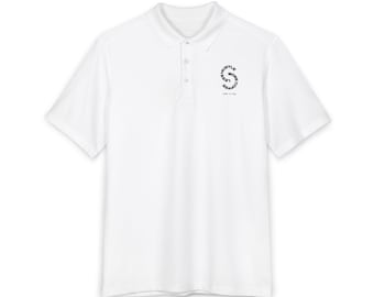 Koszulka polo z monogramem Circle S | Małe logo na piersi