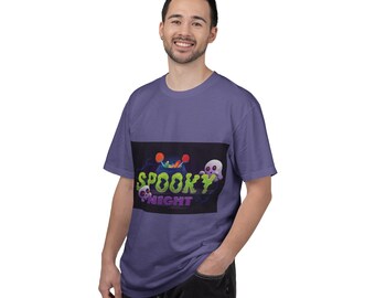 Koszulka z grafiką „Upiorne nocne duchy” | Upiorny t-shirt na Halloween