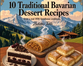 1956 Bavarian Cookbook PDF — German Desserts Vol. 3 | Babette's Table