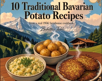 1956 Bavarian Cookbook PDF — Bavarian Potato Recipes Vol. 2 | Babette's Table