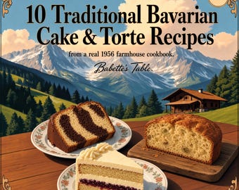 1956 Bavarian Cookbook PDF — German Cake & Torte Recipes Vol. 13 | Babette's Table
