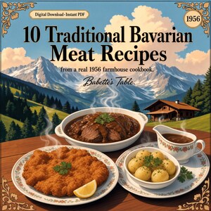 1956年バイエルン料理レシピ集PDF版 — ドイツ肉料理レシピ集 第4巻 | バベットの食卓 画像 1