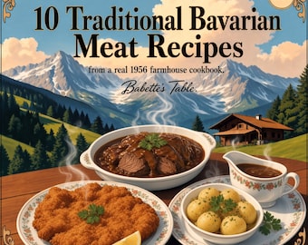 1956 Bavarian Cookbook PDF — German Meat Recipes Vol. 4 | Babette's Table