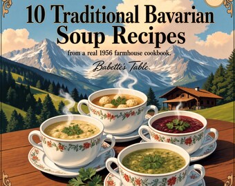 1956 Bavarian Cookbook PDF — German Soup Recipes Vol. 1 | Babette's Table