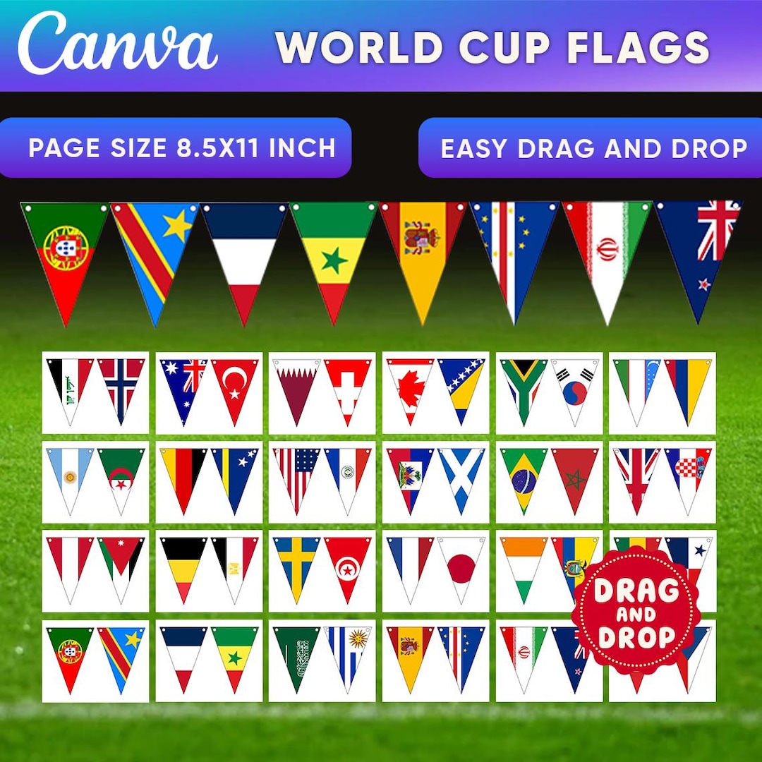 Printable World Cup 2026 Flag Banner With All Qualified Countries printable-world-cup-2026-flag-banner-with-all-qualified-countries