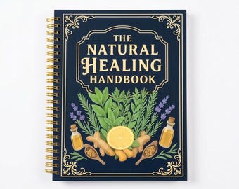 Manual de Cura Natural, Remédios à Base de Ervas, Bem-Estar Holístico, Guia de Autocuidado