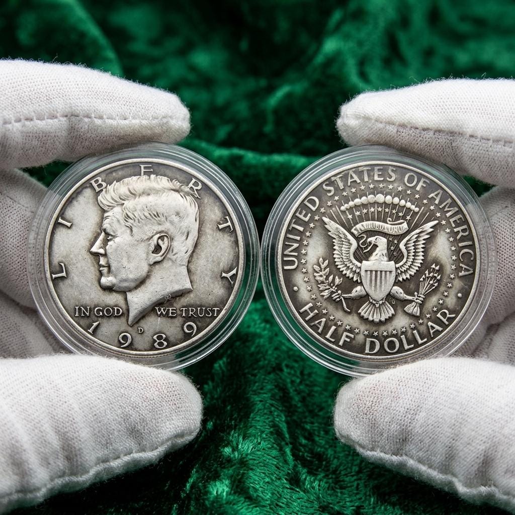 1989 half dollar - Etsy 日本