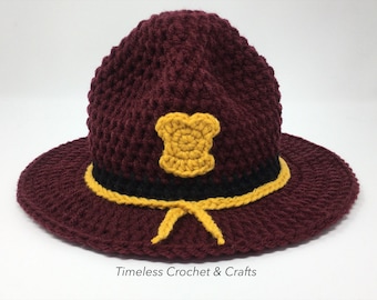 State Trooper Baby Hat - Police Officer Baby - Deputy Sheriff - Baby Police Hat - Baby Police - Sheriff Deputy - Park Ranger