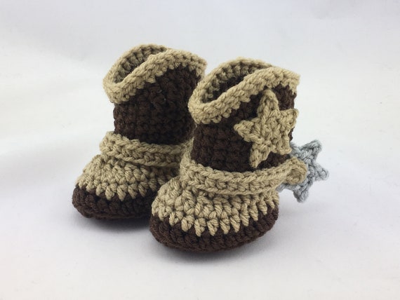 crochet baby cowboy boots