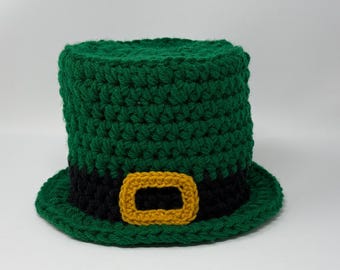 Baby Leprechaun Hat - St Patricks Day Baby - Baby Top Hat - Leprechaun Hat - Green Top Hat - Leprechaun Hat - St Patricks day