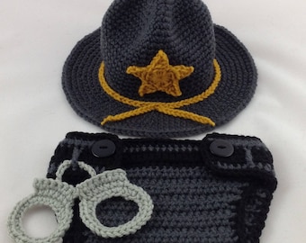 State Trooper Baby Outfit Police Officer Baby Deputy Sheriff Baby Police Outfit Park Ranger Baby Police