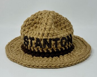 Park Ranger Hat - Park Ranger Costume - Ranger Hat - Ranger Baby - Personalized - State Trooper Baby