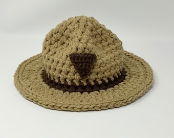 State Trooper Baby Hat - Police Officer Baby - Deputy Sheriff - Baby Police Hat - Baby Police - Sheriff Deputy - Park Ranger