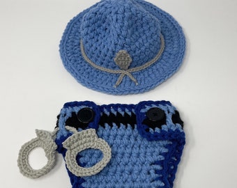 State Trooper Baby Outfit Police Officer Baby Deputy Sheriff Baby Police Outfit Park Ranger Baby Police