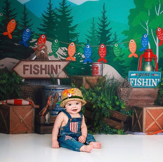 Infant Fishing Hat Fishing Baby Fisherman Hat Newborn Fishing Fishing Hat  Fishing Bobber Fisherman Baby Shower Fisherman Gift 