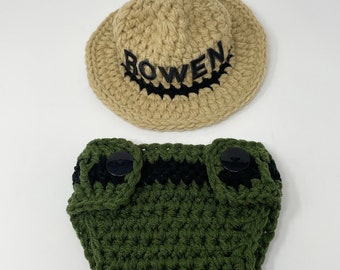 Baby Park Ranger Outfit - Park Ranger Hat - Park Ranger Costume - Baby Ranger - Trooper Baby