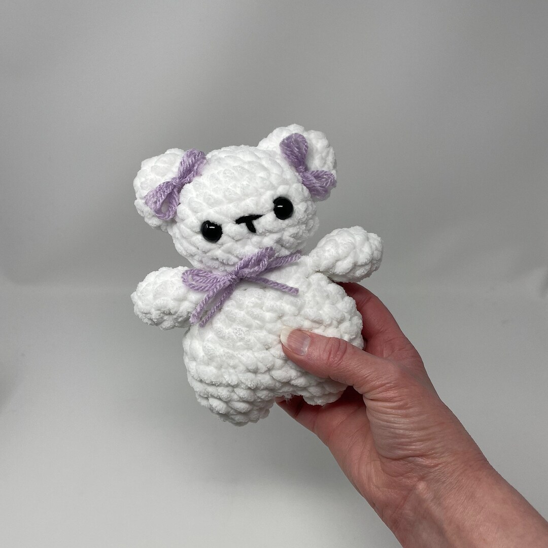 Crochet Bear Plushie Crochet Bear Plush Cute Crochet Plushies