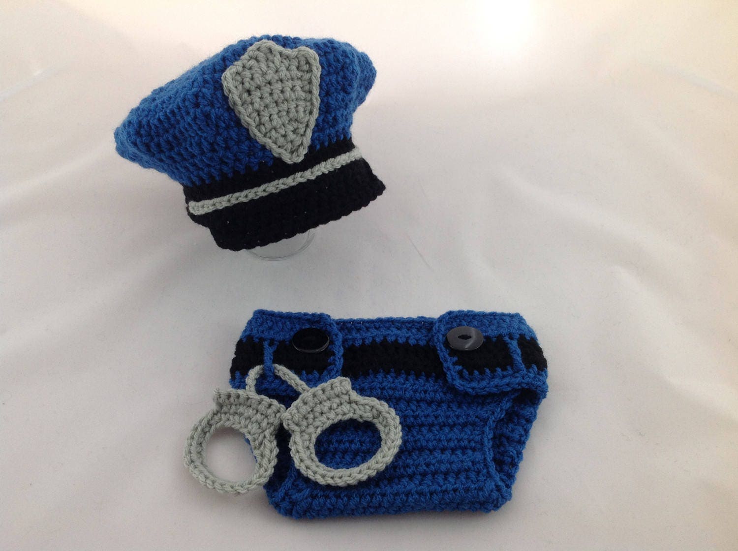 Newborn Police Outfit Baby Police Outfit Newborn Police Etsy